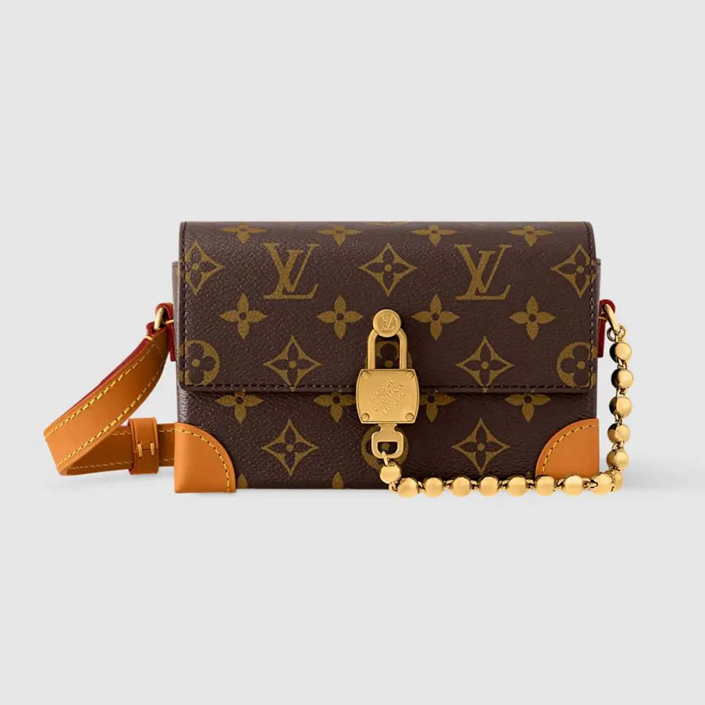 Louis Vuitton LV Unisex Steamer Wearable Wallet Monogram Coated Canvas M14738