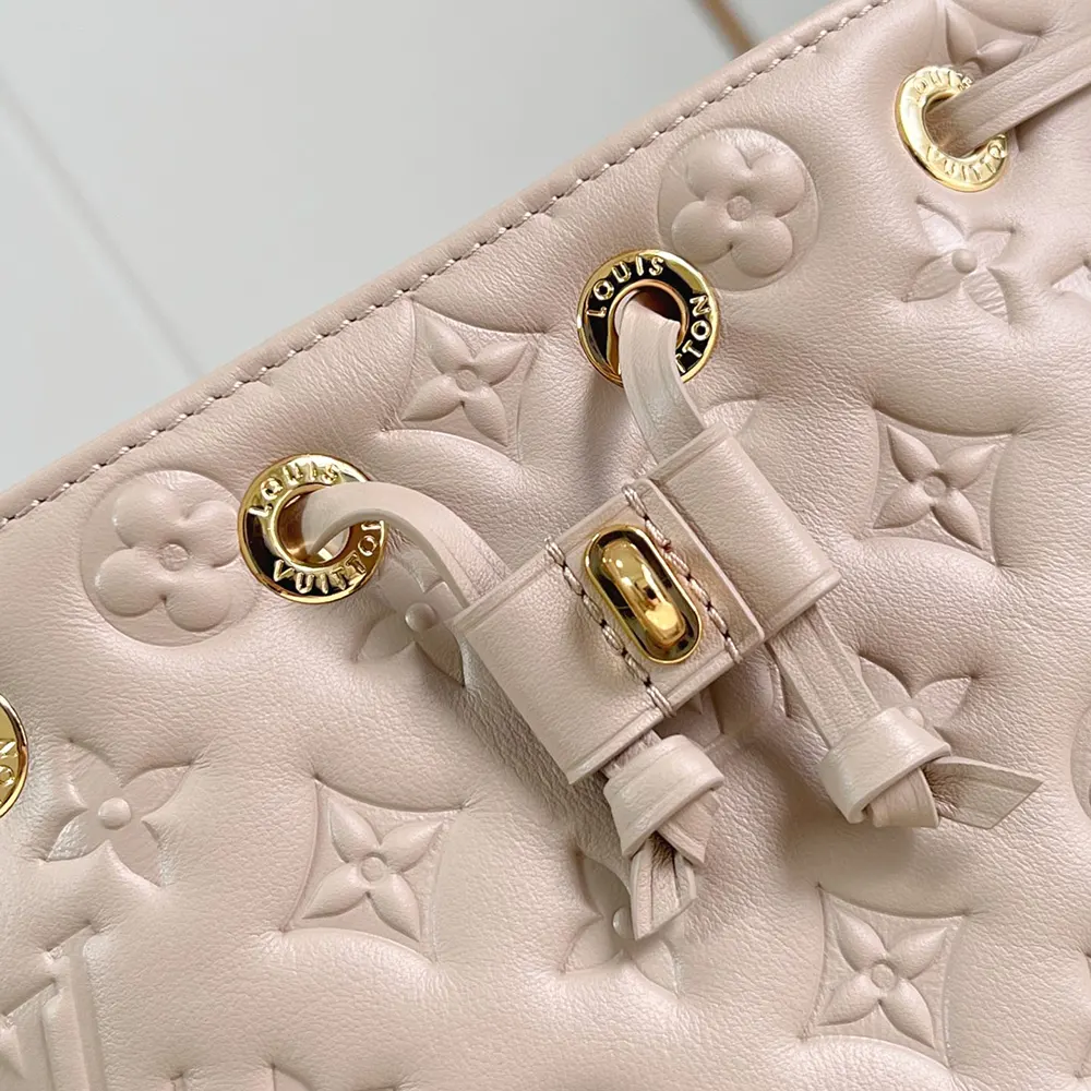 Louis Vuitton LV Women Coussin Bucket Lamb Leather-Beige M26530