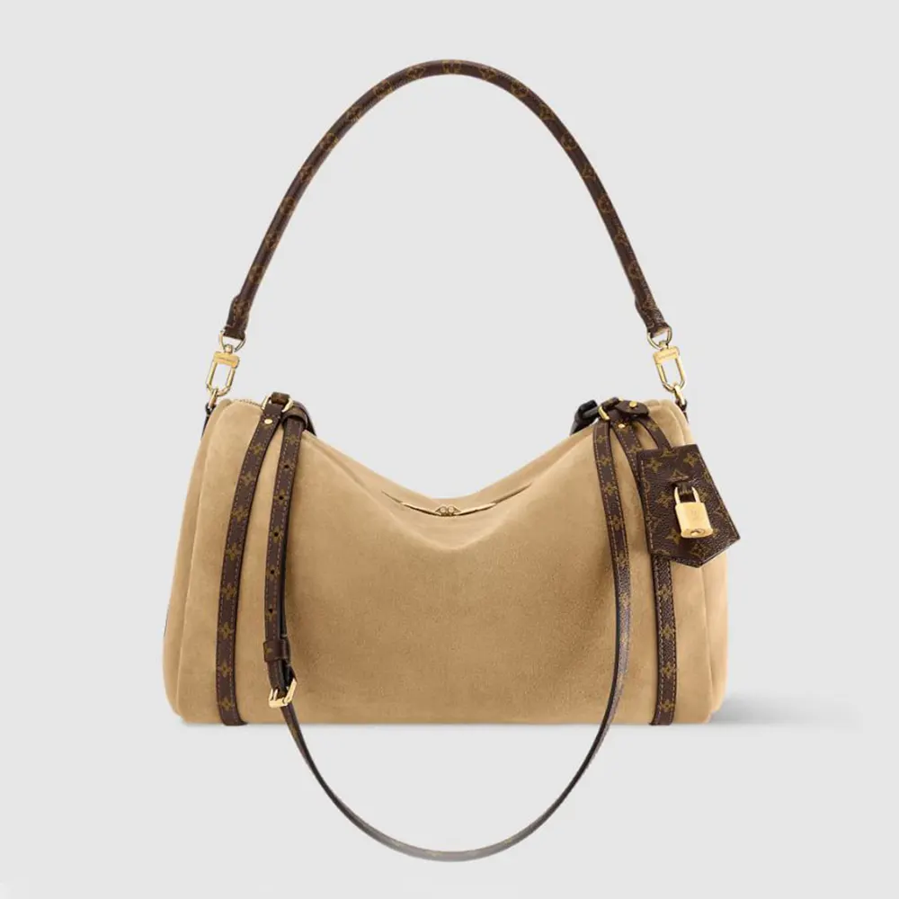 Louis Vuitton LV Women Express MM Calfskin Leather-Natural M26358