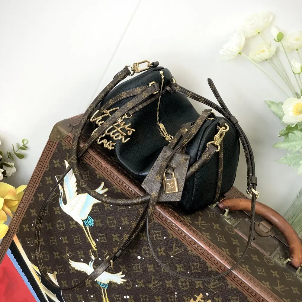 Louis Vuitton LV Women Express PM Calfskin Leather-Black M26039