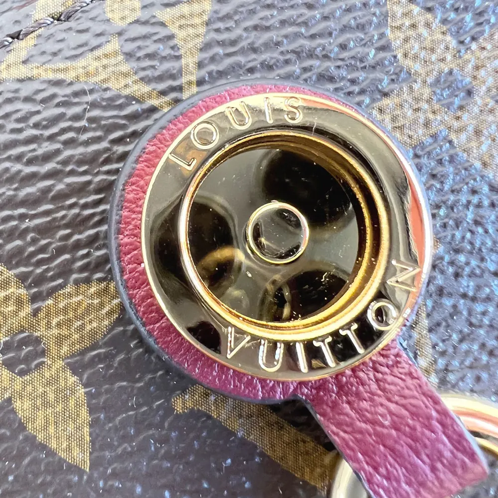 Louis Vuitton LV Women Saint Germain BB Leather and Coated Canvas-Maroon M27067