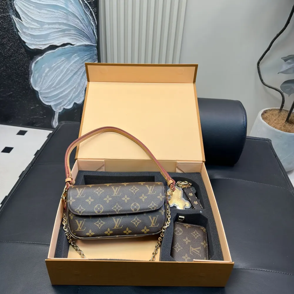 Louis Vuitton LV Women Wallet on Chain Ivy Monogram Coated Canvas M81911