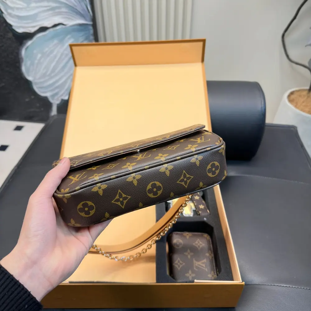 Louis Vuitton LV Women Wallet on Chain Ivy Monogram Coated Canvas M81911