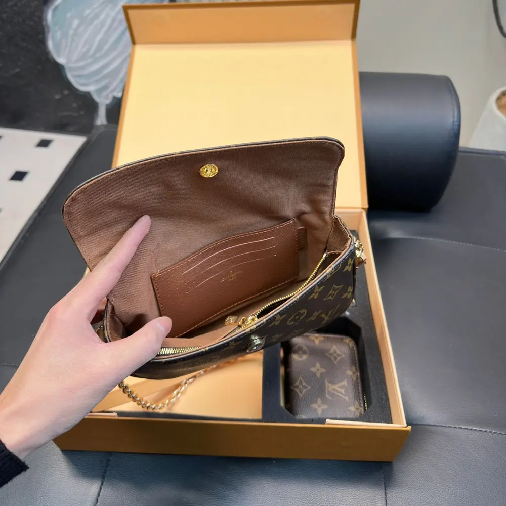 Louis Vuitton LV Women Wallet on Chain Ivy Monogram Coated Canvas M81911