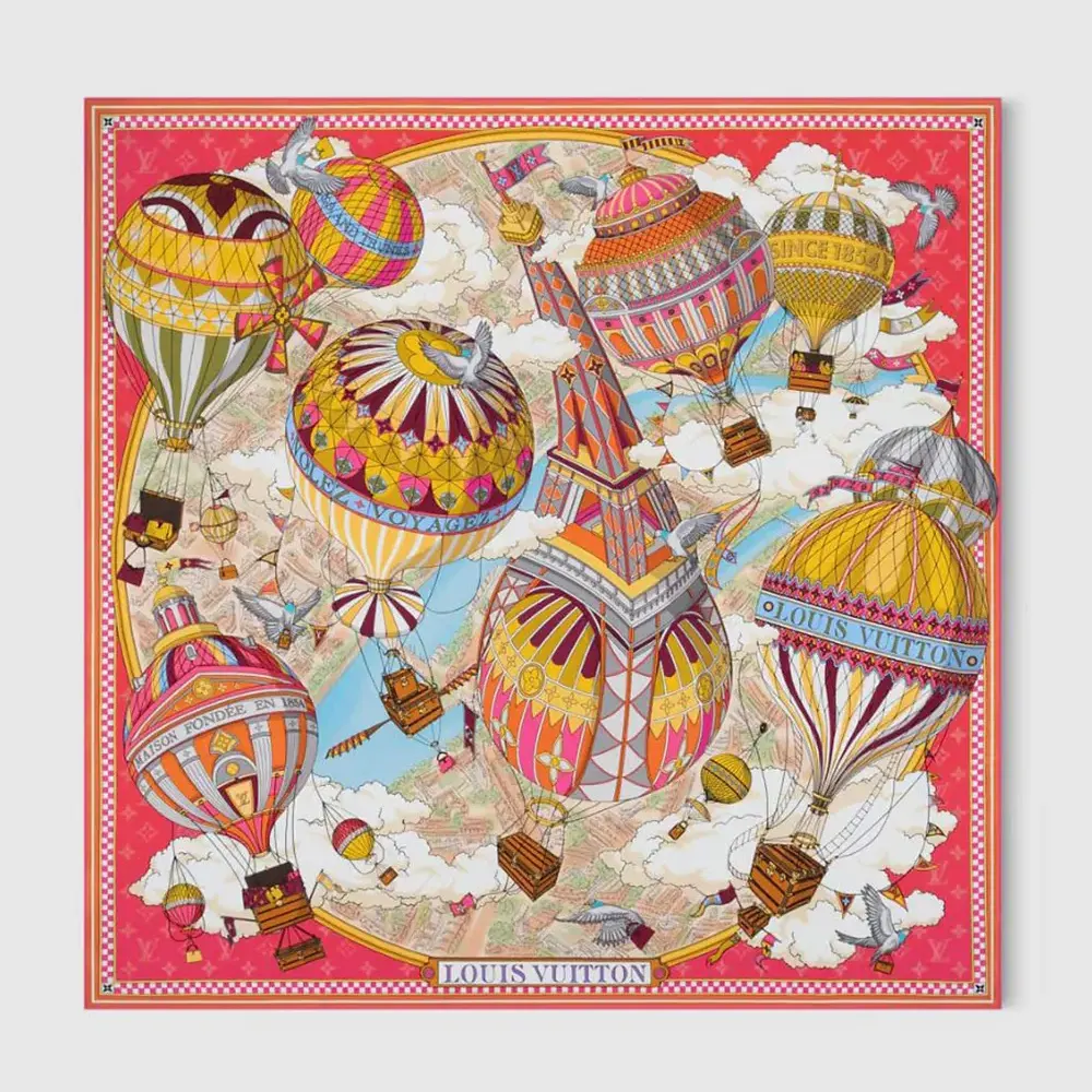 Louis Vuitton Women From The Cloud Square 90 M96867