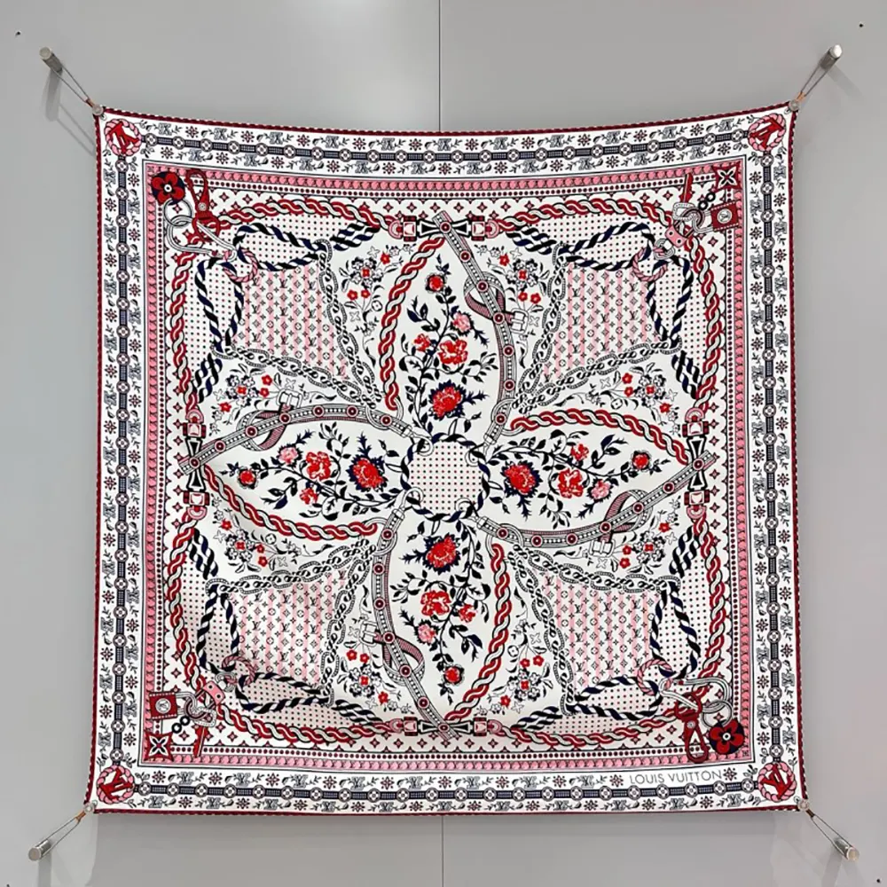 Louis Vuitton Women Summer Garden Square 90 M96328