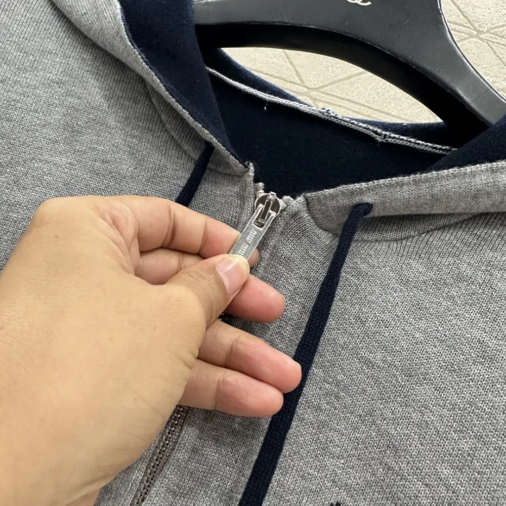 Miu Miu Women Cashmere Cardigan Hoodie MMF00T