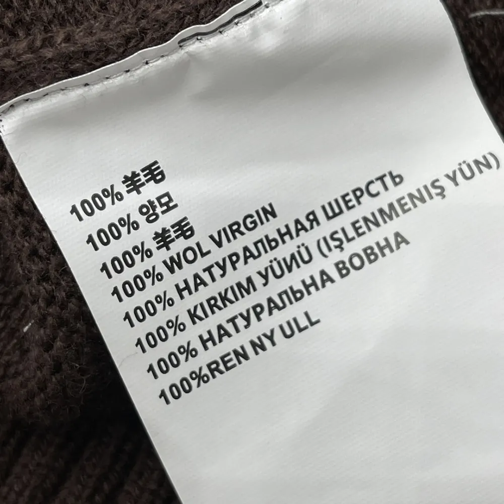 Prada Women Cashmere And Wool Prada Logo Crew-Neck Sweater-Dark Brown