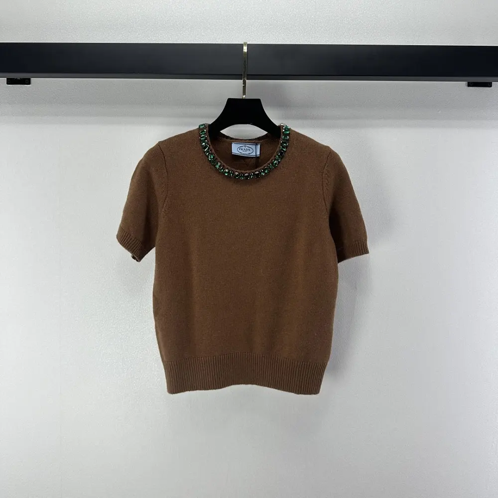 Prada Women Wool And Cashmere Crew-Neck Sweater P24V2B18M6