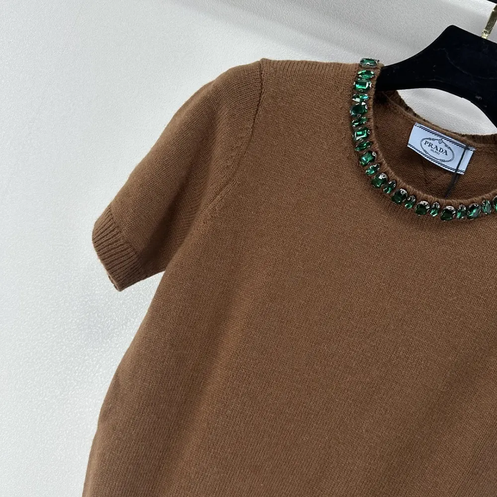 Prada Women Wool And Cashmere Crew-Neck Sweater P24V2B18M6