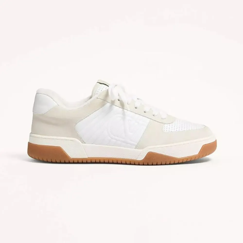 Valentino Unisex Sparry Sneaker in Split Leather and Nappa 8Y2S0M78ZZM