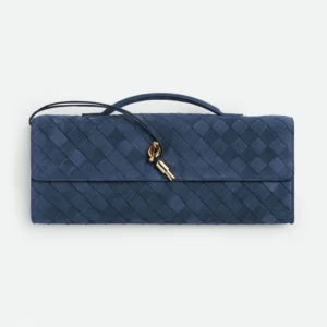 Bottega Veneta Women Andiamo Clutch-Navy 741511V60F14033