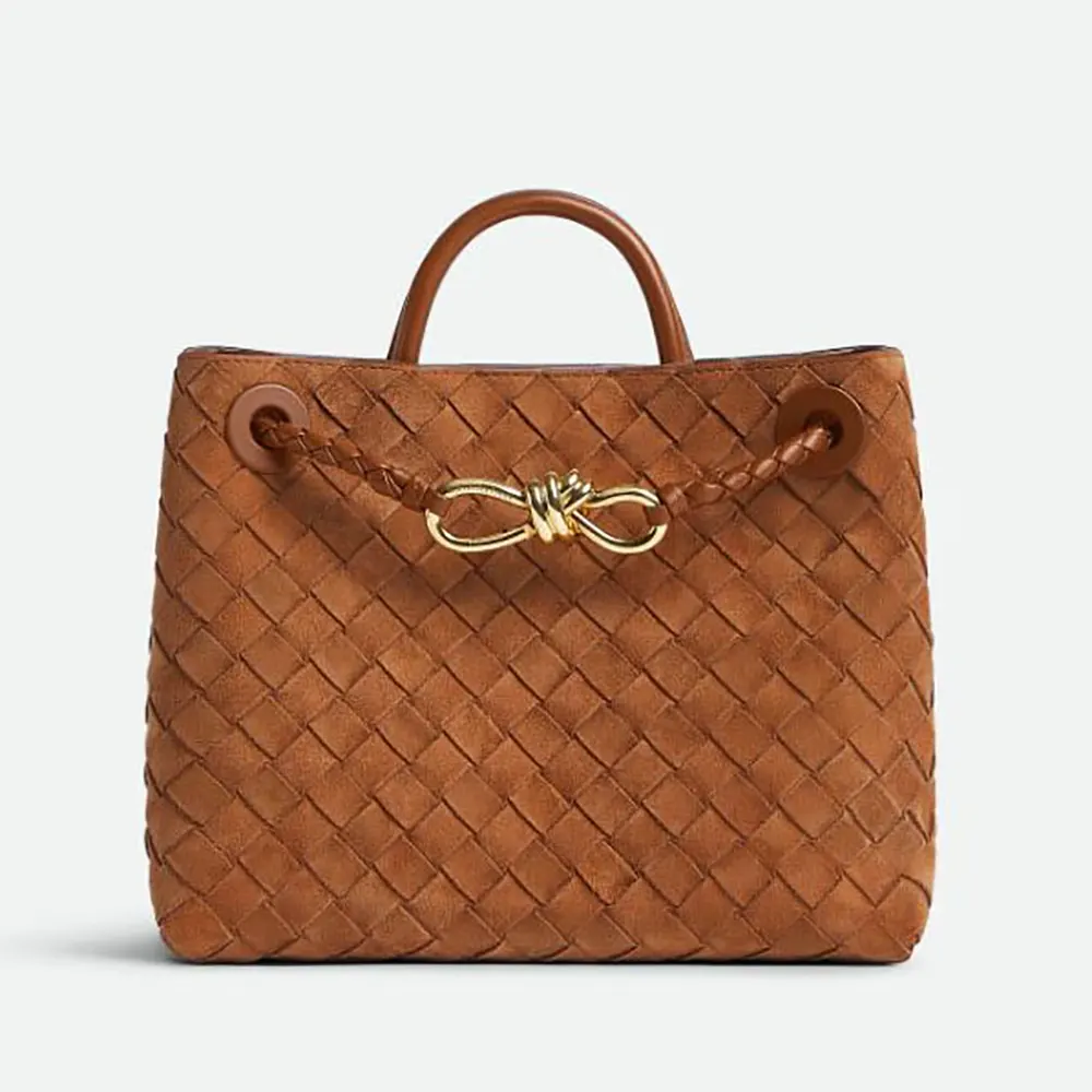 Bottega Veneta Women Small Andiamo-Brown 766014V1QE62598