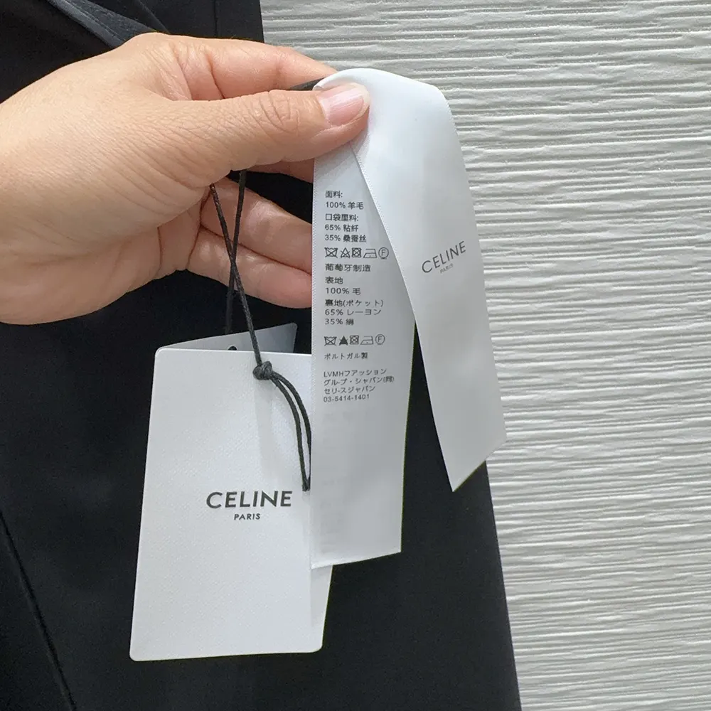 Celine Women Dress in Wool-Black RR0K20V86