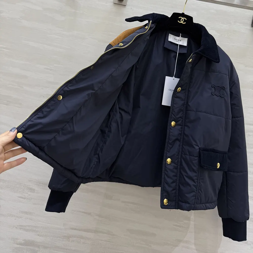 Celine Men Triomphe Jacket in Nylon RV0OT708N