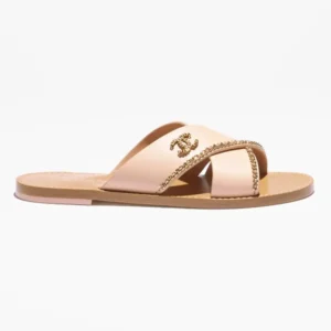Chanel Women Mules Calfskin-Light Beige G46976