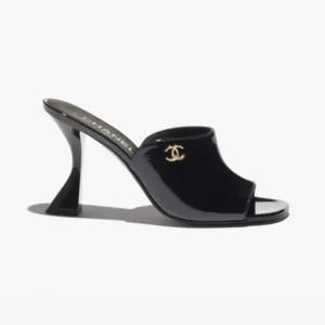 Chanel Women Mules Patent Calfskin-Black G46904