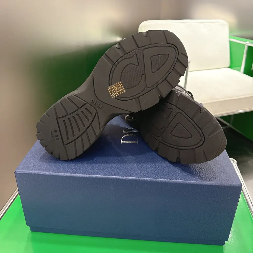 Dior Unisex B30 Countdown Tech Sneaker Black Semi-Transparent N3O Nylon 3SN342ABF