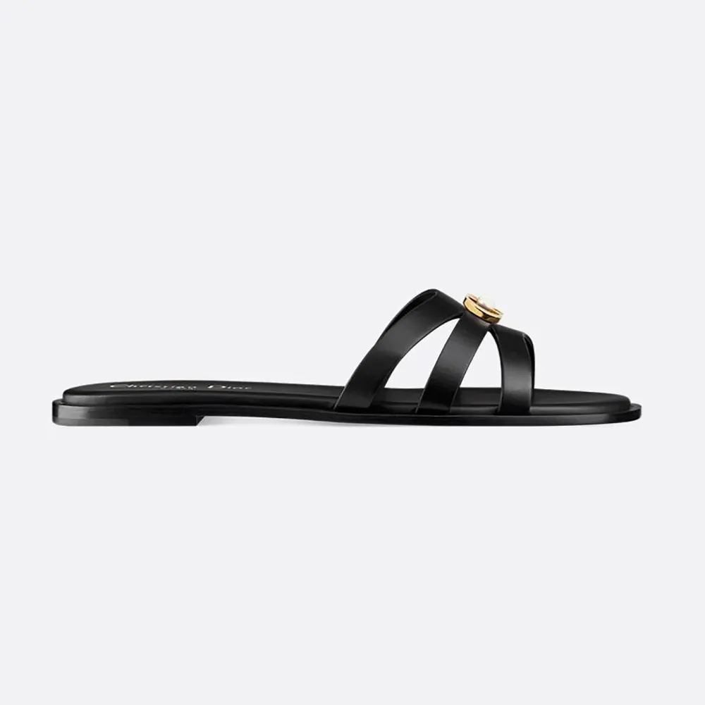 Dior Women 30M Slide Black Calfskin KCO520CFY