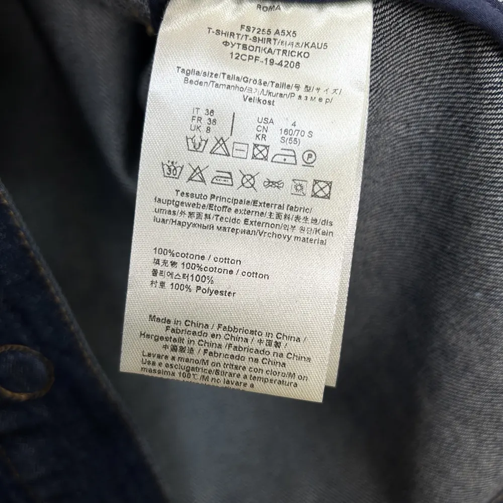 Fendi Women Dark Blue Denim Go-To Jacket FLF677AW82F1UKI