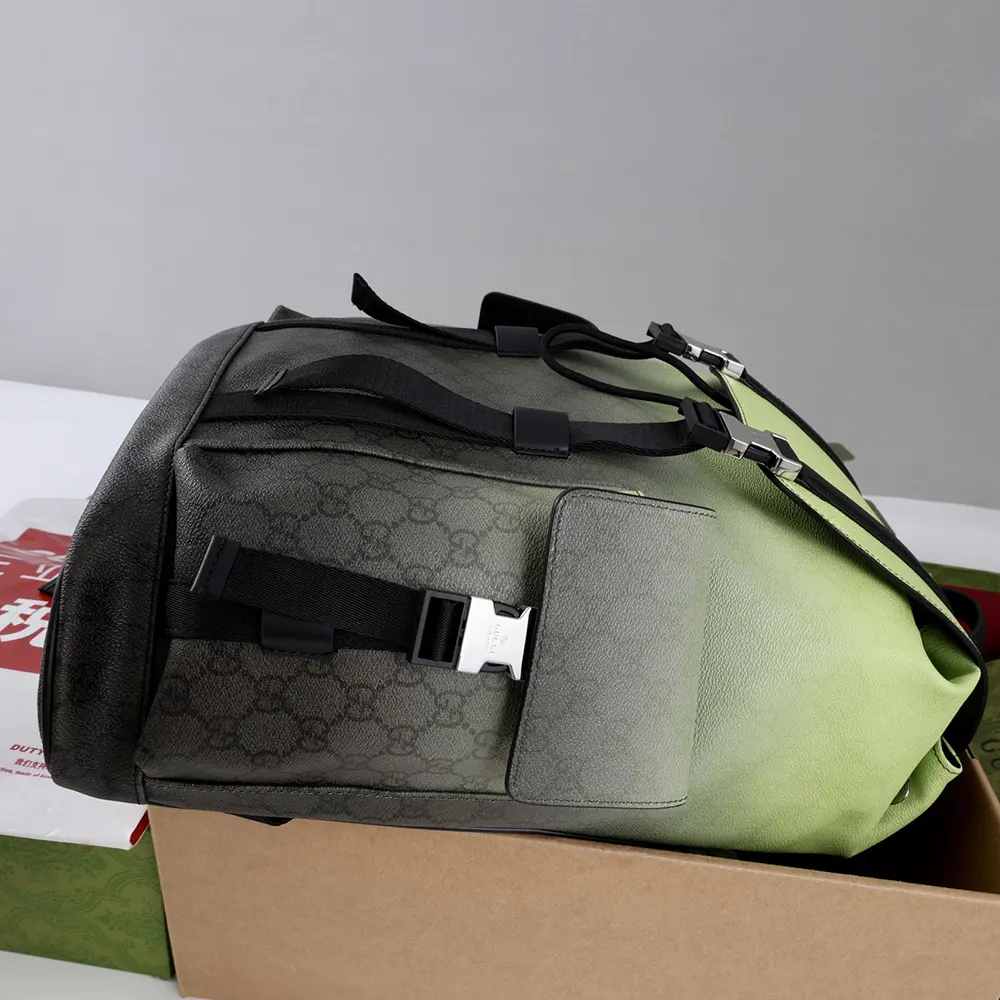 Gucci Unisex Gucci Chroma Large Backpack-Green 792080FAERS