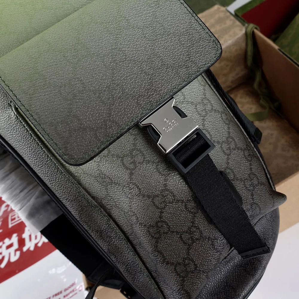 Gucci Unisex Gucci Chroma Large Backpack-Green 792080FAERS