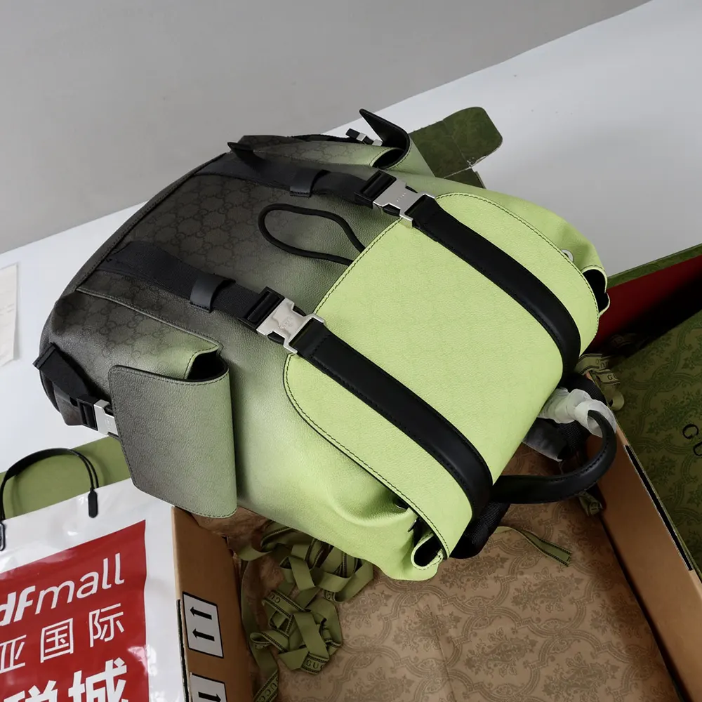 Gucci Unisex Gucci Chroma Large Backpack-Green 792080FAERS