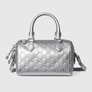 Gucci Women GG Emblem Small Boston Bag 848889FAFEW
