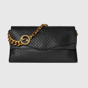 Gucci Women Large Shoulder Bag With Chain-Black 857362AAF1I