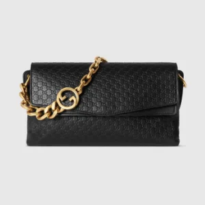 Gucci Women Medium Shoulder Bag With Chain-Black 857622AAF1I