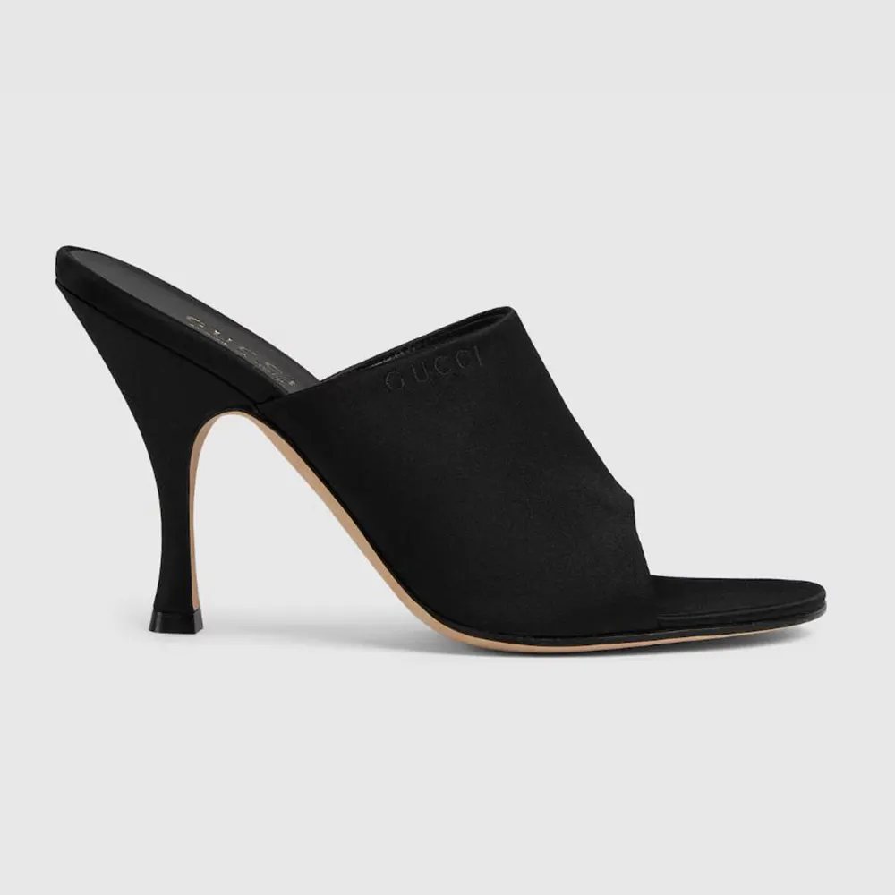 Gucci Women Slide Sandal-Black 856997F14001000