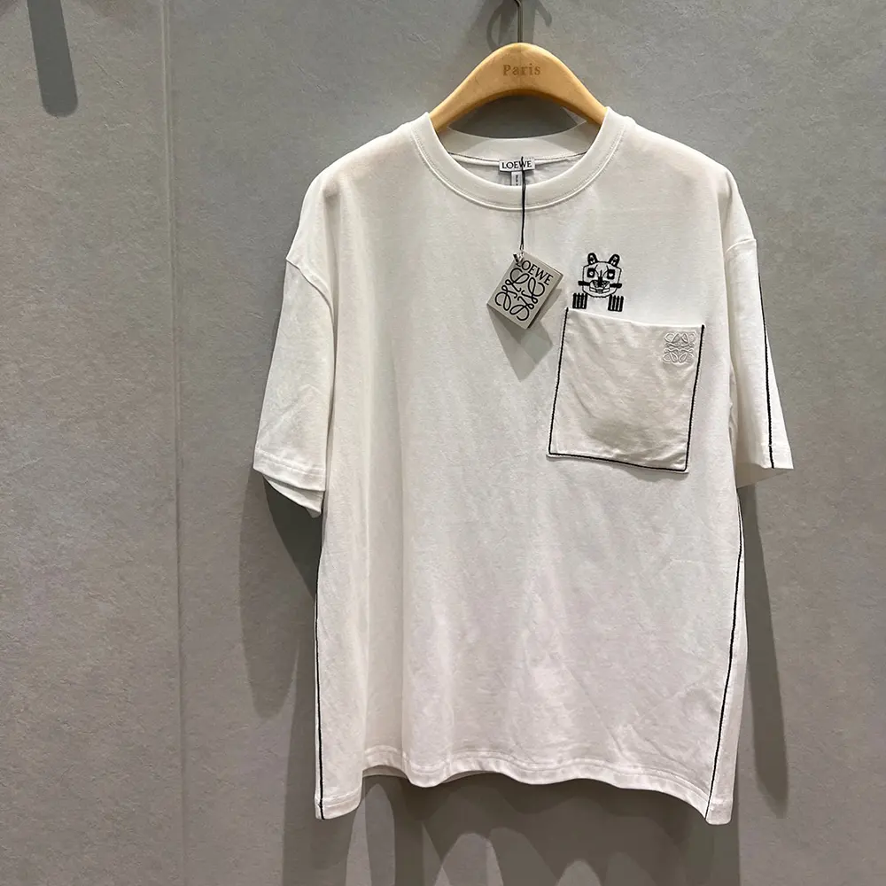 Loewe Women Regular Fit T-Shirt in Cotton-White S359AJ2X03