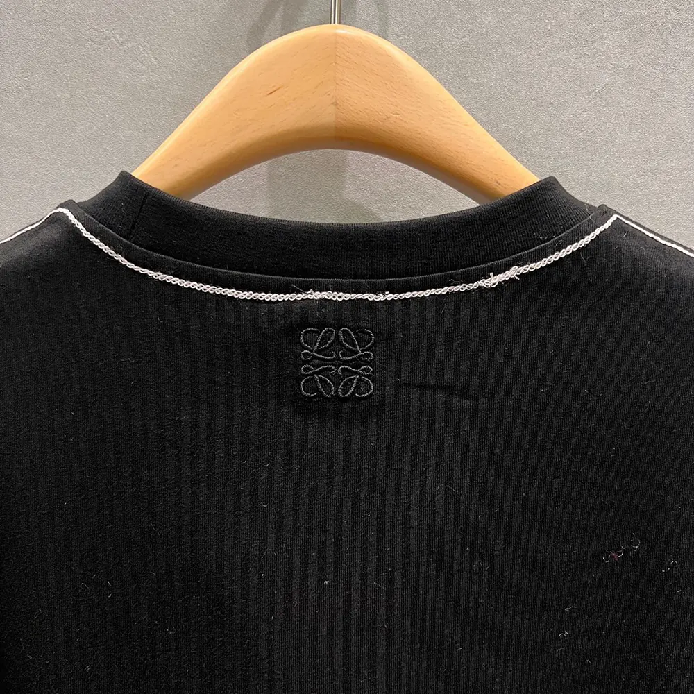 Loewe Women Regular Fit T-Shirt in Cotton-Black S359AJ2X03