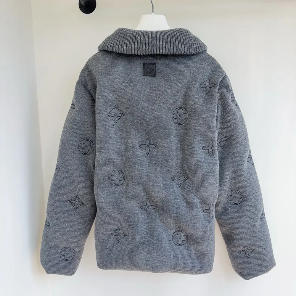 Louis Vuitton Women Elegant Monogram Knitted Down Blouson 1AJBWP