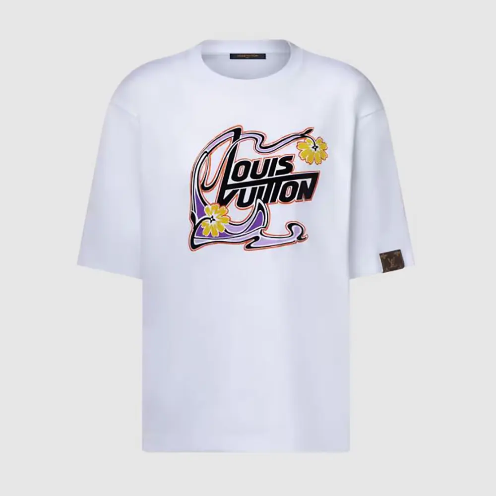 Louis Vuitton Women Nouveau Signature T-Shirt 1AJHHQ