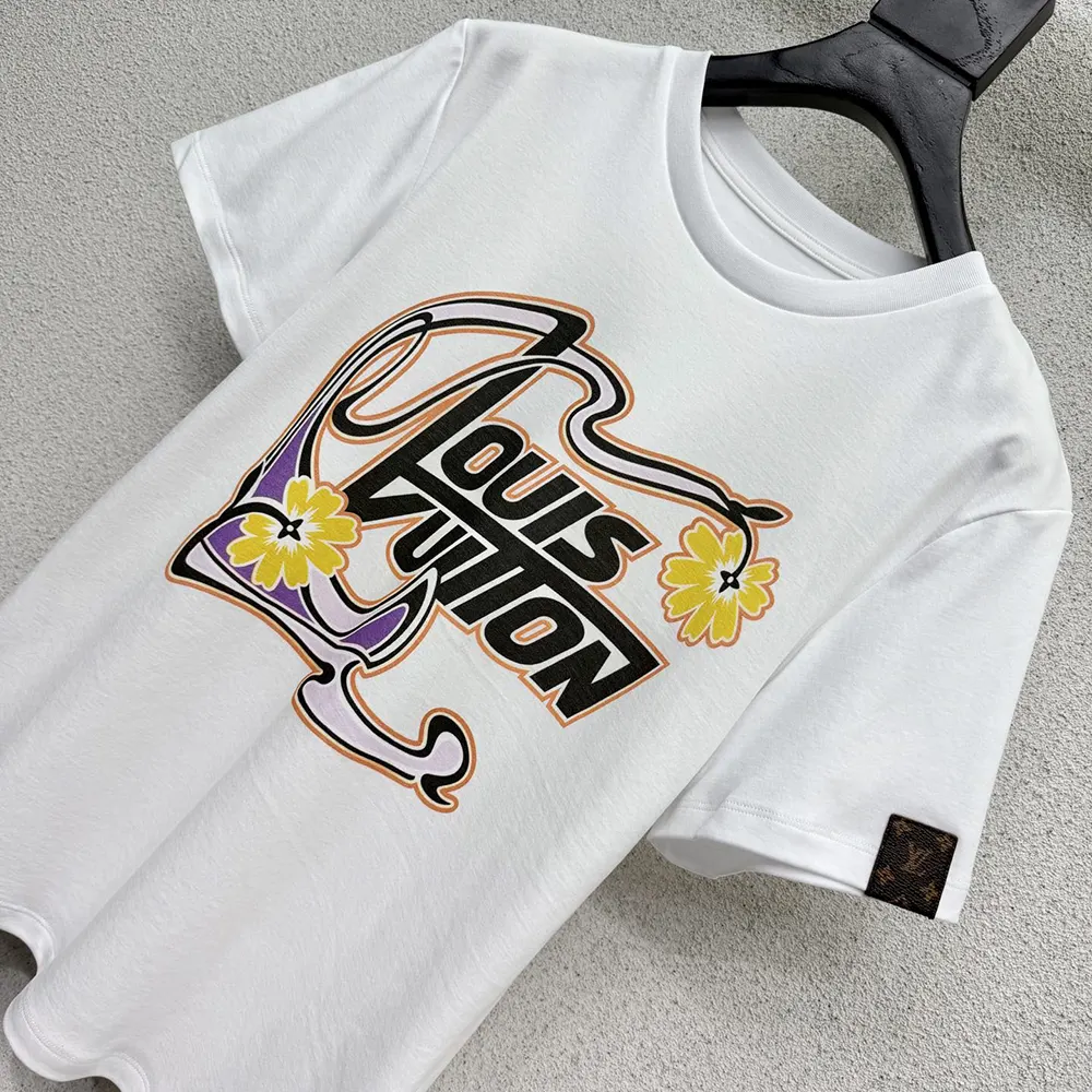Louis Vuitton Women Nouveau Signature T-Shirt 1AJHHQ