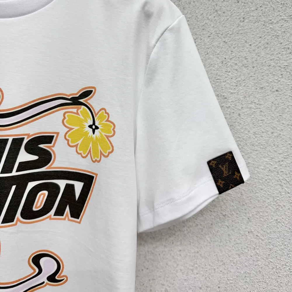 Louis Vuitton Women Nouveau Signature T-Shirt 1AJHHQ