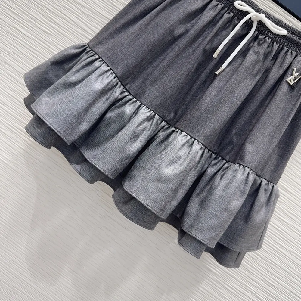Louis Vuitton Women Ruffle Hem Skirt 1AJHC7