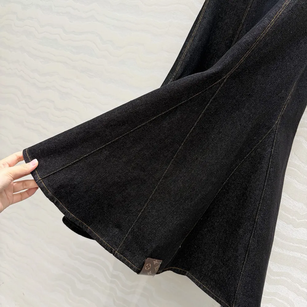 Louis Vuitton Women Topstitched Denim Dress 1AJHVR