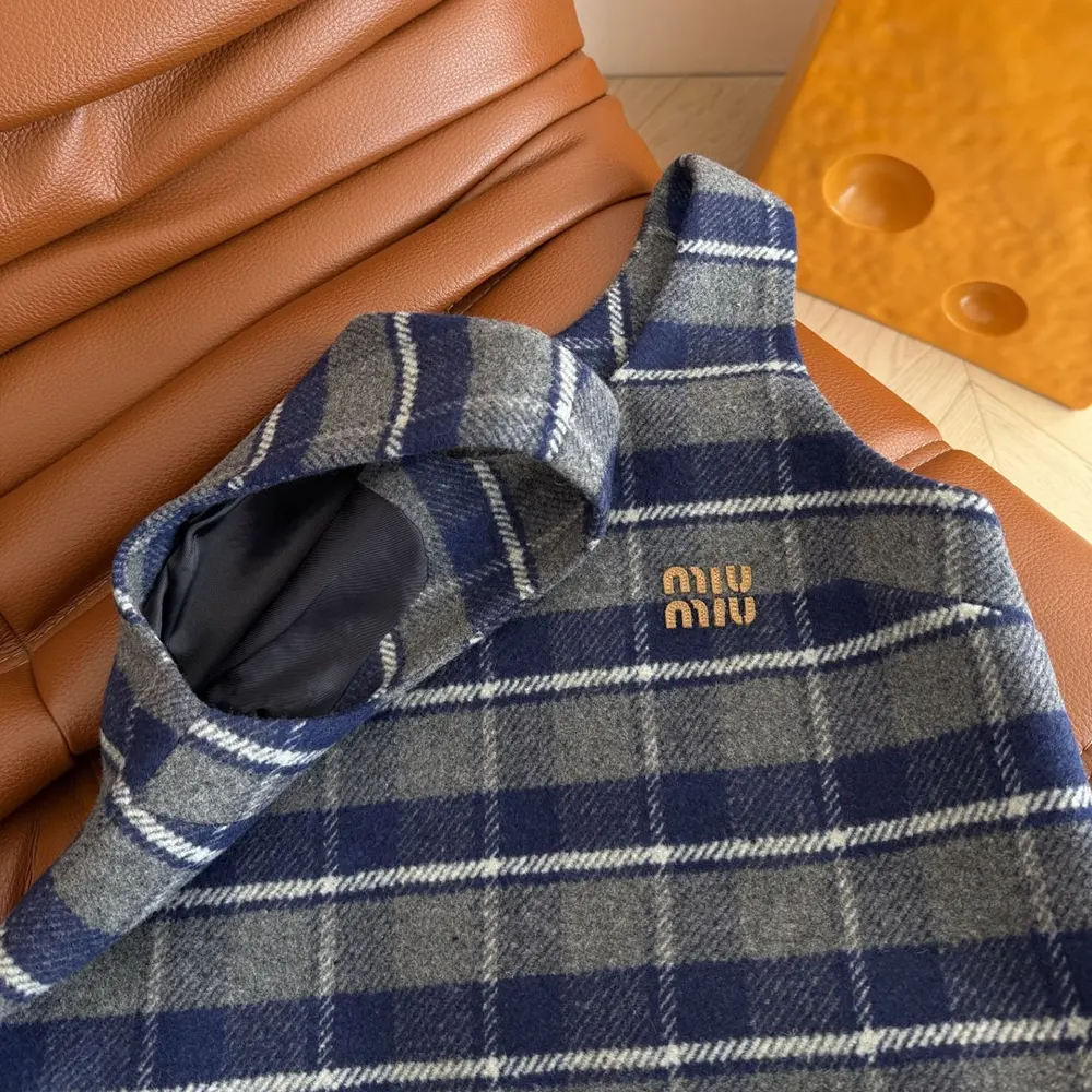 Miu Miu Women Checked Mini-Dress MF61551806F0GBN