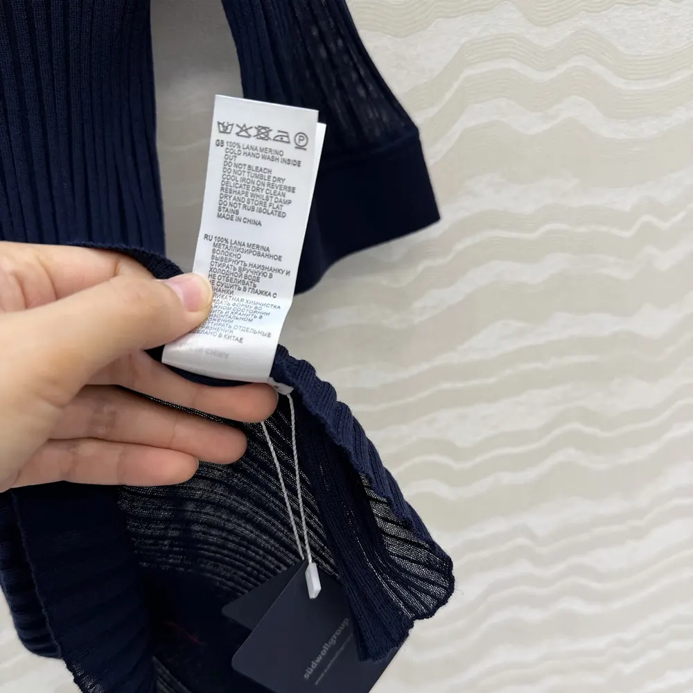 Miu Miu Women Ribbed Knit Wool Sweater MML02L18TW