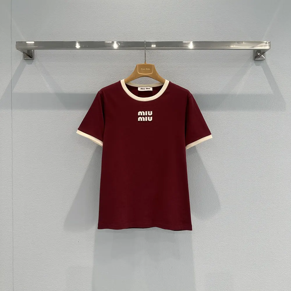 Miu Miu Women Wool and Cashmere Cardigan-Red MJNA17