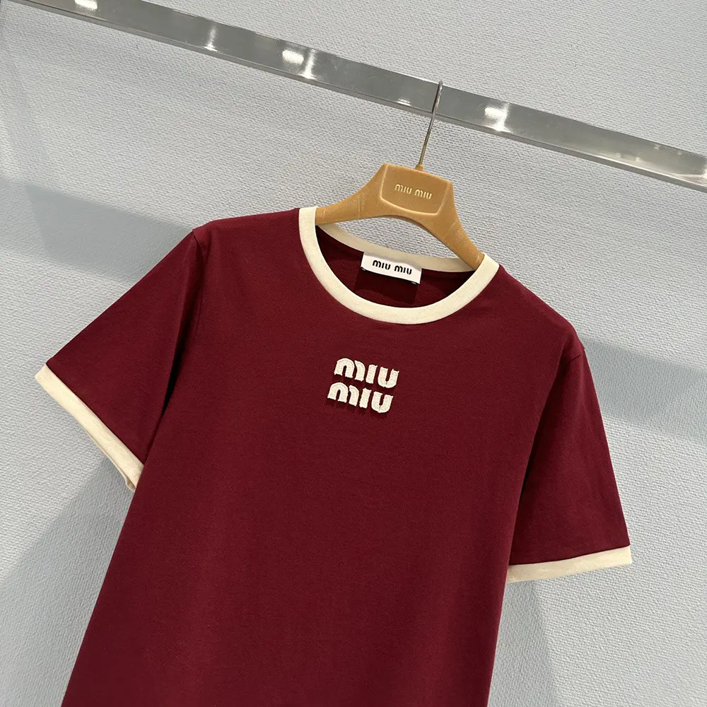 Miu Miu Women Wool and Cashmere Cardigan-Red MJNA17