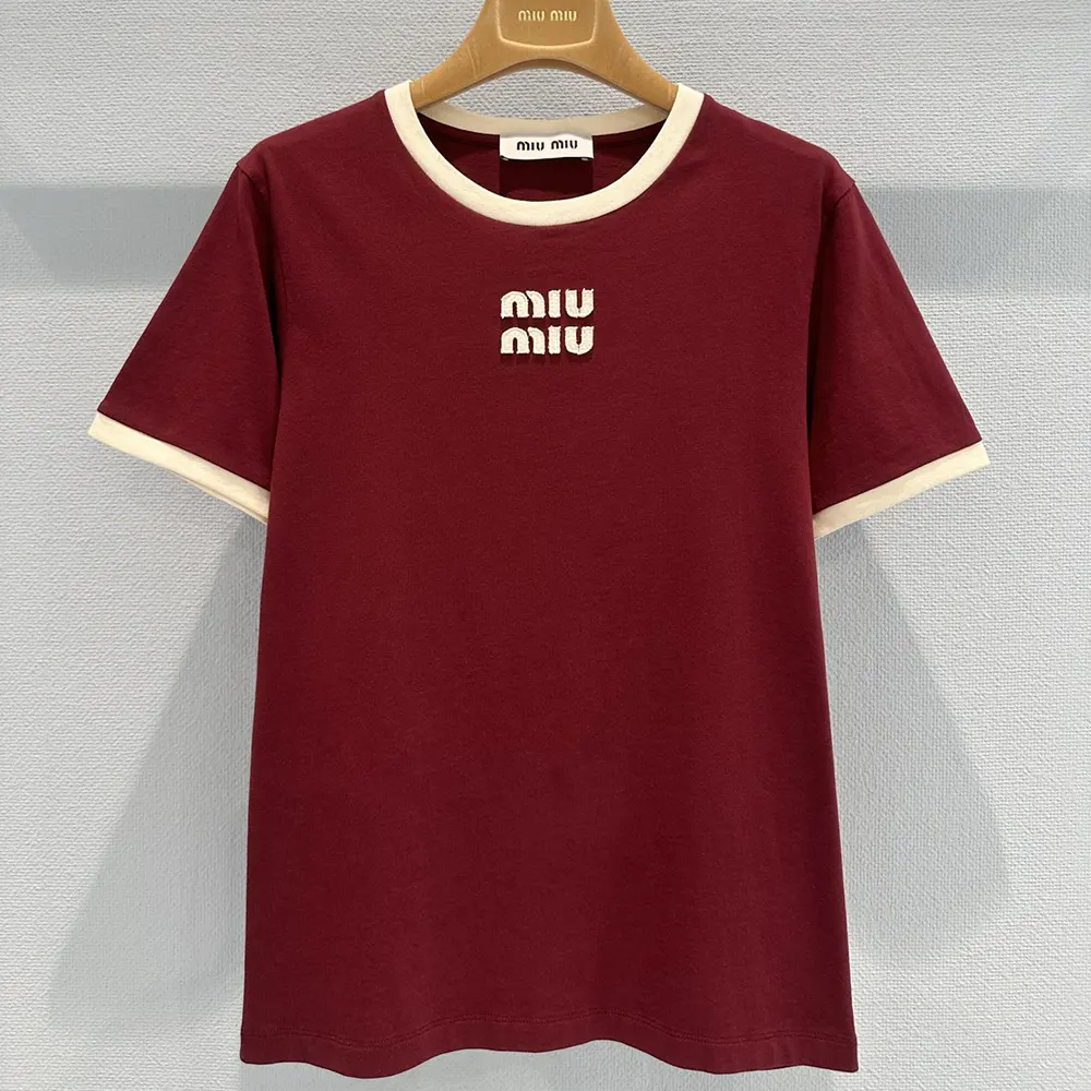 Miu Miu Women Wool and Cashmere Cardigan-Red MJNA17