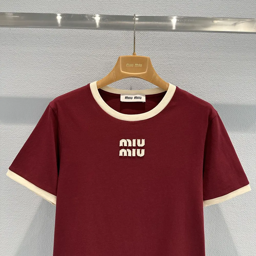 Miu Miu Women Wool and Cashmere Cardigan-Red MJNA17