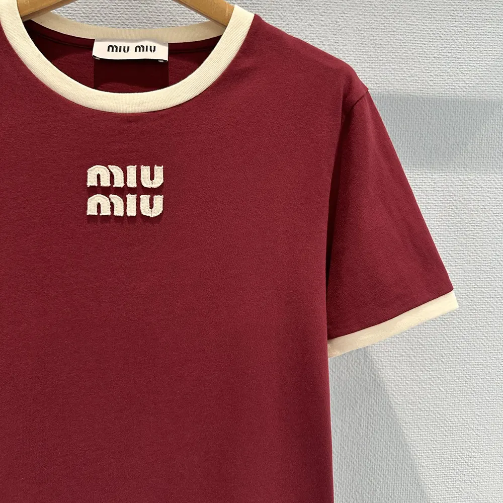 Miu Miu Women Wool and Cashmere Cardigan-Red MJNA17