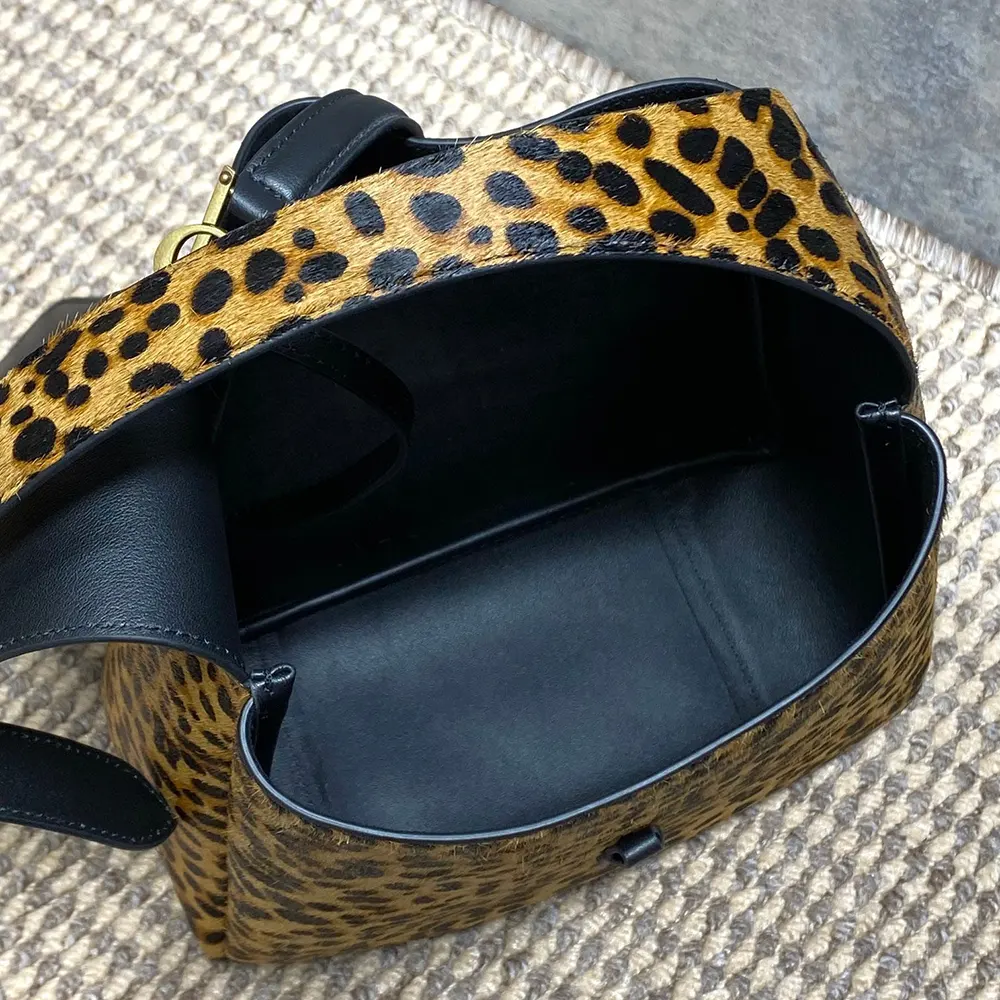 Saint Laurent YSL Women Le 5 À 7 Supple Small in Pony Hair Leather