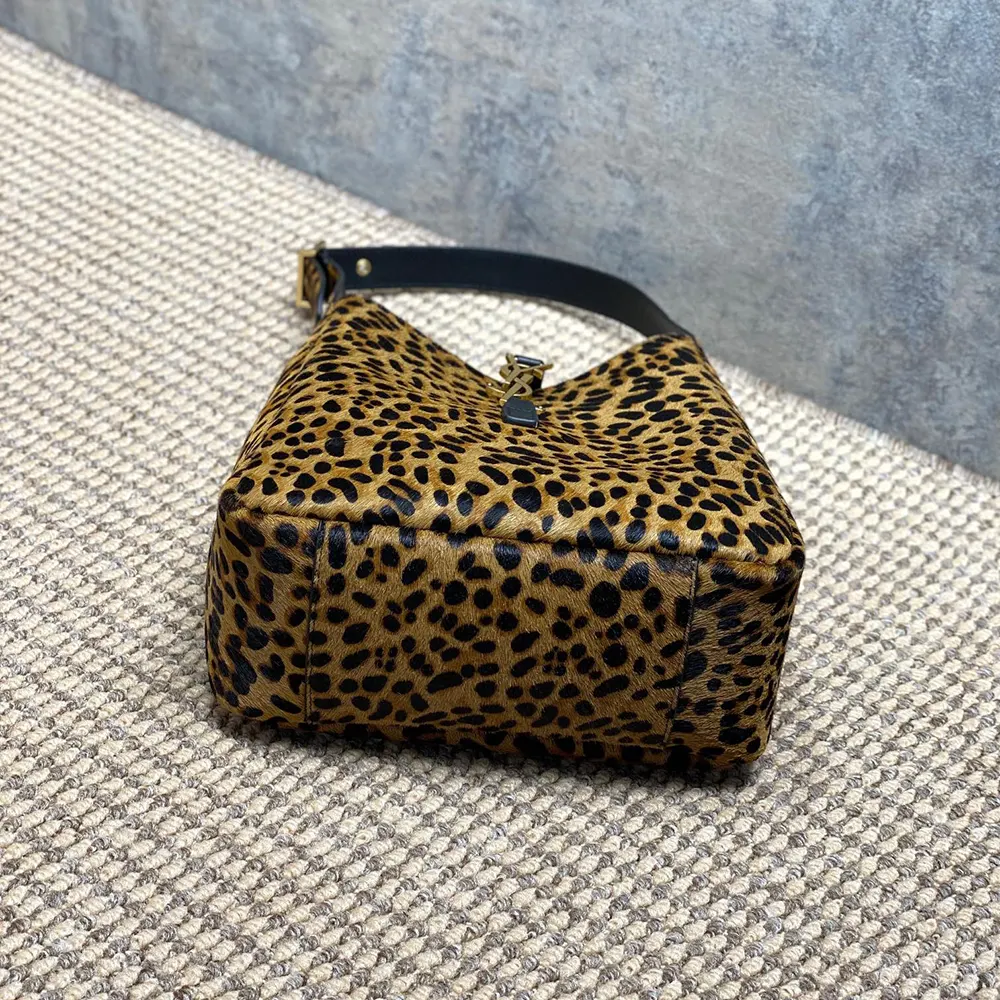 Saint Laurent YSL Women Le 5 À 7 Supple Small in Pony Hair Leather