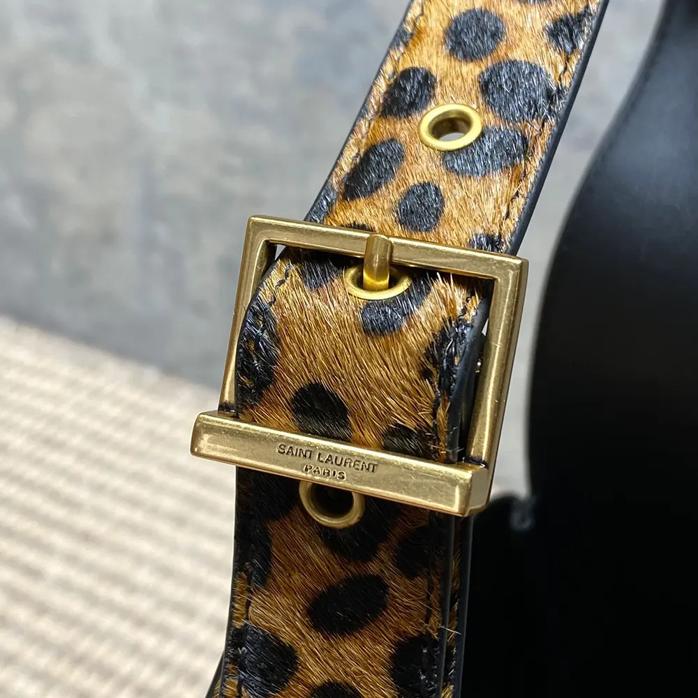 Saint Laurent YSL Women Le 5 À 7 Supple Small in Pony Hair Leather