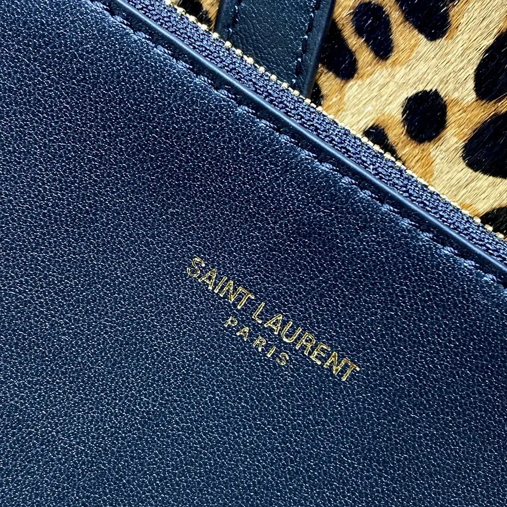 Saint Laurent YSL Women Le 5 À 7 Supple Small in Pony Hair Leather